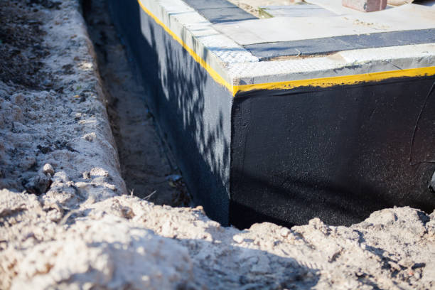 Residential Waterproofing installation at a Moline, MI home by SJ Waterproofing Pros